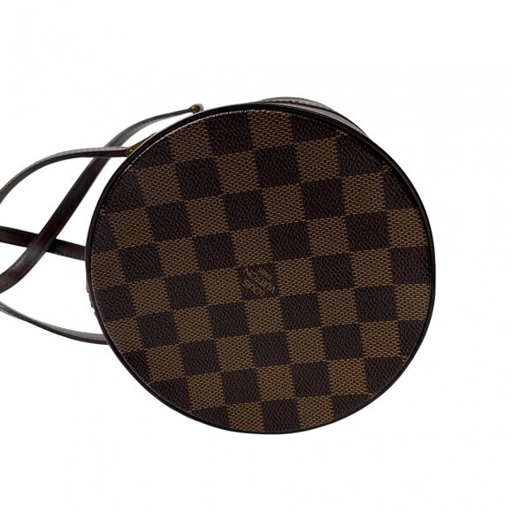 LOUIS VUITTON Brown Damier Papillon 30 Pouch - Picture 4 of 16